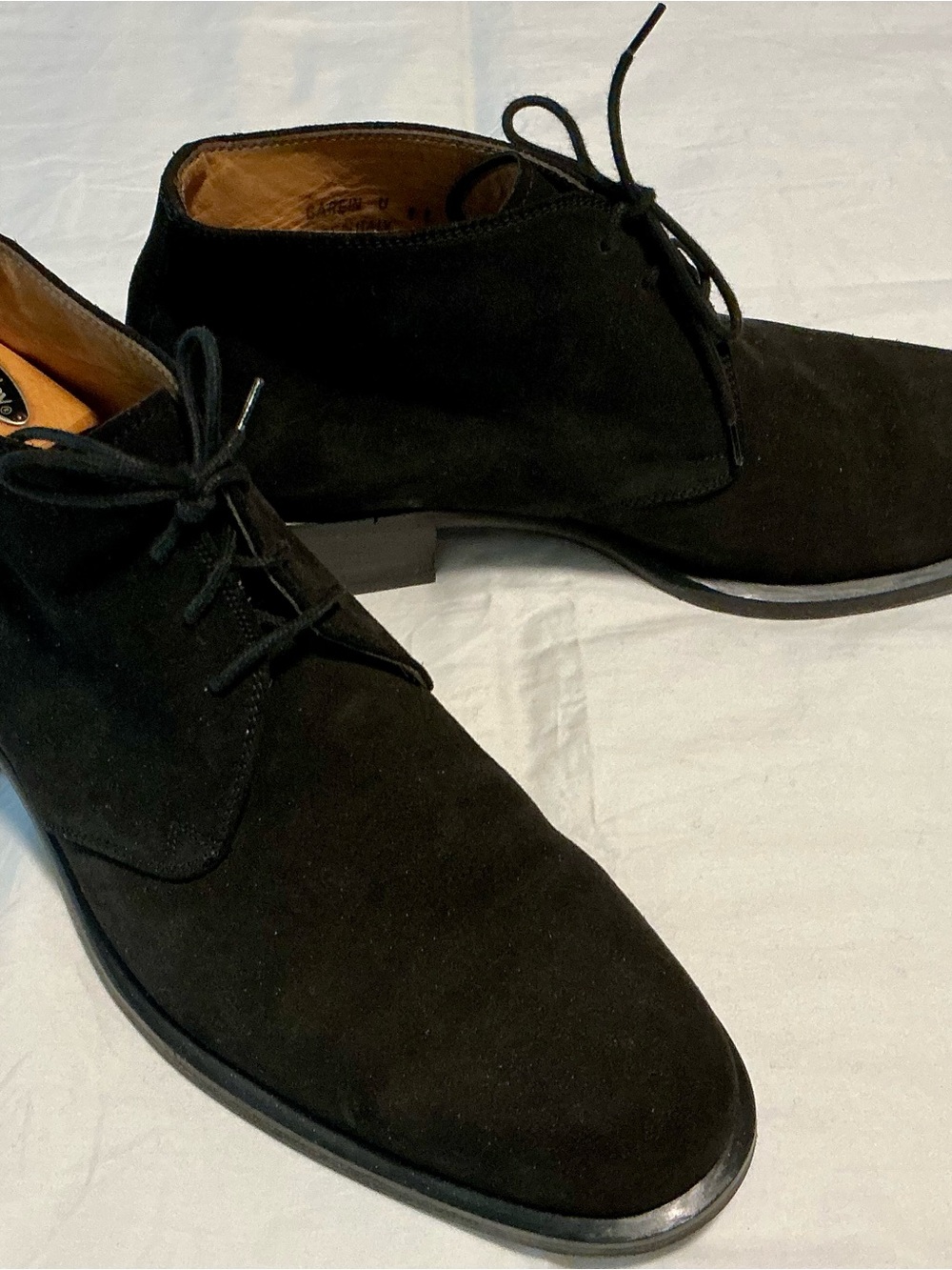 Bally Black Suede Men’s Chukka Boots Sz11d